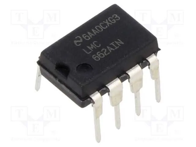 IC: amplificador operacional, 1,4MHz, Ch: 2, DIP8.