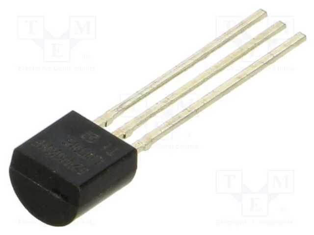 Ic: Sensor de Temperatura; -50&divide;150&deg;c; To92; Tht; Exat: &plusmn;0,4&deg;c