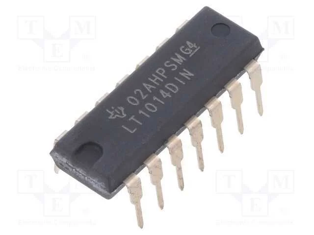 Ic: Amplificador Operacional; 1mhz; Ch: 4; Dip14; &plusmn;2&divide;22vdc,4&divide;44vdc