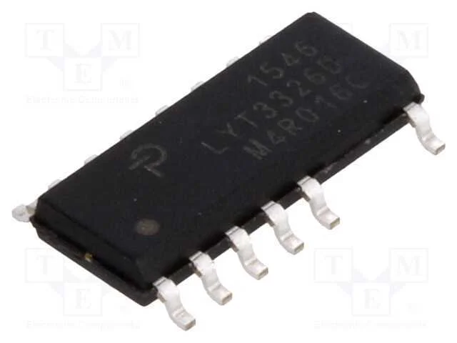 Ic: Pmic; Ac/Dc Switcher,Controlador Led; 85&divide;265v; Ubr: 725v