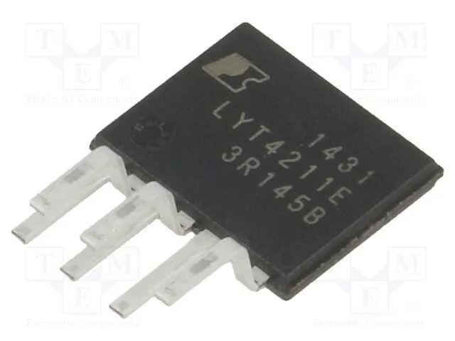 Ic: Pmic; Ac/Dc Switcher,Controlador Led; 85&divide;132v; Ubr: 670v; 12w