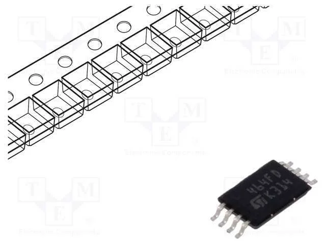 Ic: Mem&oacute;ria Eeprom; 64kbeeprom; I2c; 8kx8bit; 1,7&divide;5,5v; 1mhz