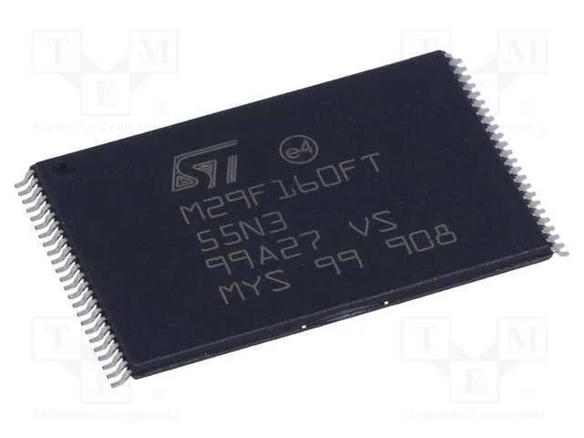 IC: mem&oacute;ria FLASH, 16MbFLASH, 2Mx8bit, 55ns, TFSO.