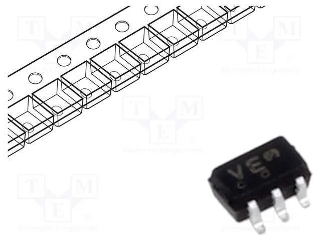 IC: comutador anal&oacute;gico, Ch: 1, 2&divide;5,5VDC, rolo,fi.
