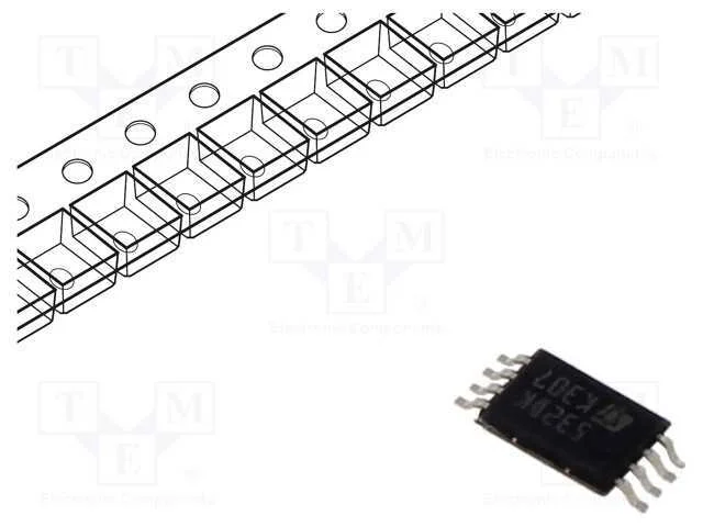 Ic: Mem&oacute;ria Eeprom; 32kbeeprom; Spi; 4kx8bit; 1,7&divide;5,5v; 20mhz