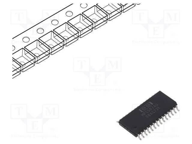 Ic: Comutador Anal&oacute;gico; Multiplexor; 8: 1; Ch: 2; So28; &plusmn;15vdc