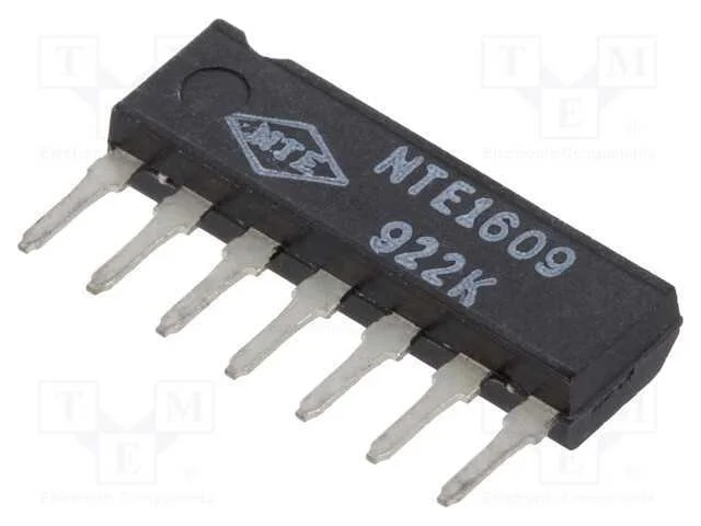 IC: circuito perif&eacute;rico, rel&oacute;gio RC, SIP7, 18VDC,.