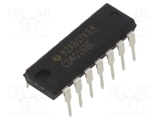Ic: Comutador Anal&oacute;gico; Multiplexor; Ch: 4; Sa&iacute;das: 1; Dip14; 30ua