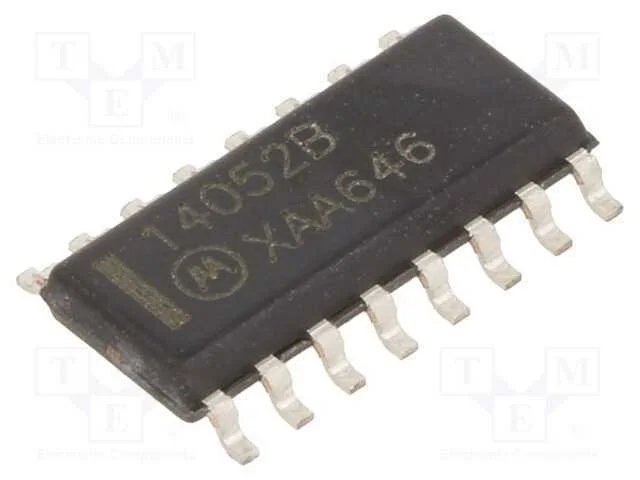 Ic: Comutador Anal&oacute;gico; Multiplexor; So16; 3&divide;18vdc; 600ua; Cmos