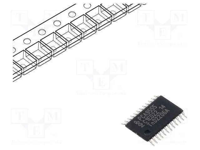 Ic: Interface; Extens&atilde;o I/O; 2,3&divide;5,5vdc; I2c,Smbus; Smd; Tssop24