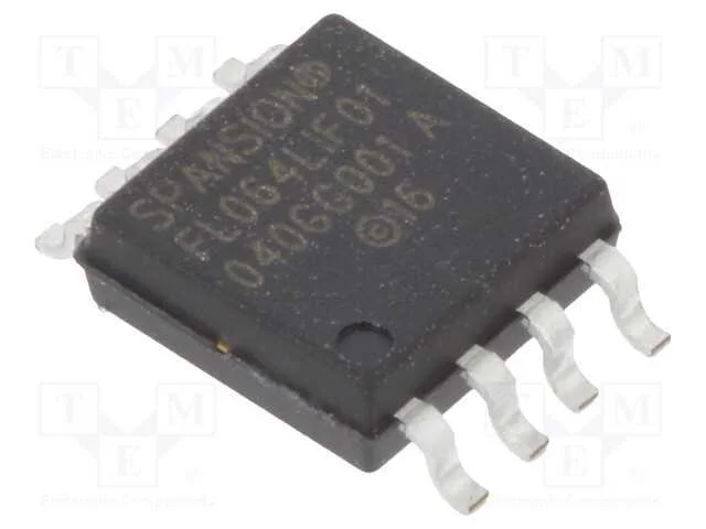 Ic: Mem&oacute;ria Flash; 64mbflash; Spi; 108mhz; 2,7&divide;3,6v; So8; em S&eacute;rie