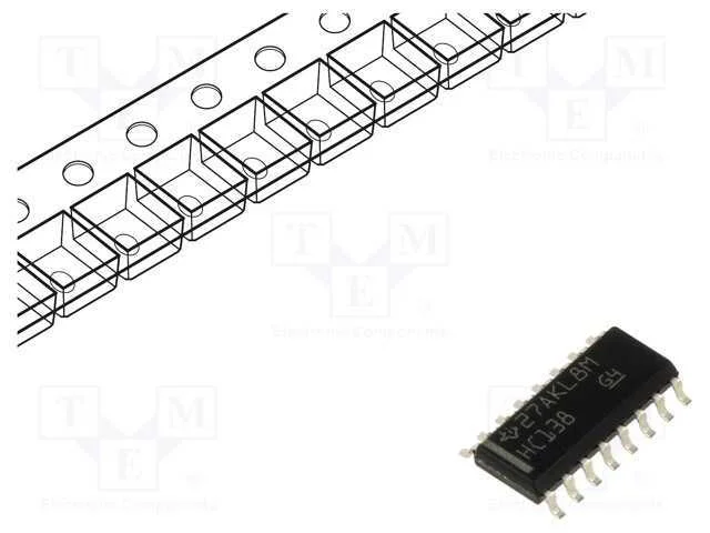 Ic: Digital; 3 To 8 Line,Descodificador,Demultiplexor; Smd; So16