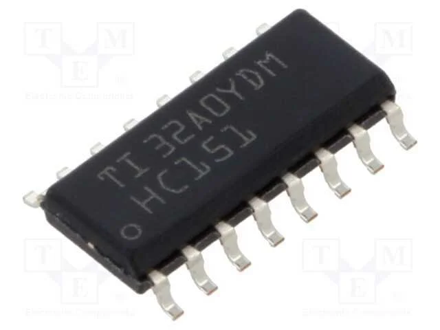 Ic: Digital; 8 To 1 Line,Multiplexor,Seletor de Dados; Smd; So16