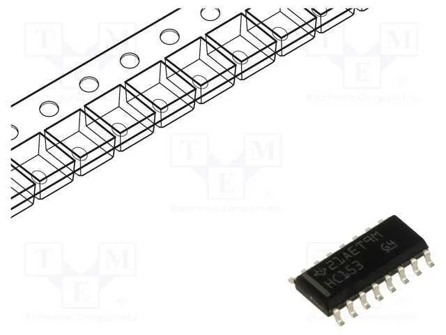 Ic: Digital; 4 To 1 Line,Multiplexor,Seletor de Dados; Smd; So16