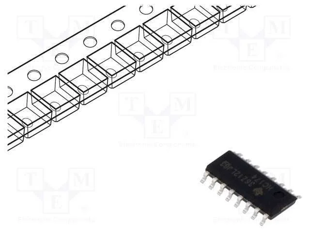 Ic: Digital; Multivibr.Biest&aacute;vel D; Ch: 6; Smd; Soic16; Rolo,Fita