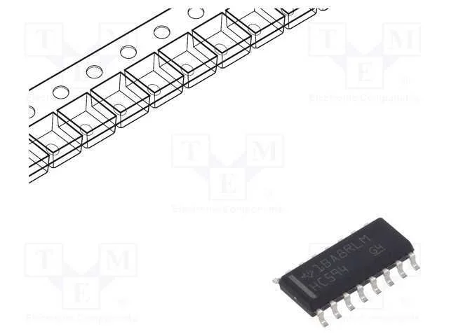 Ic: Digital; 8bit,Registo de Deslocamento; Cmos; Smd; So16; 2&divide;6vdc