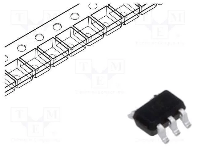 IC: digital, NOT, Ch: 1, CMOS, SMD, SC70-5, 1,65&divide;.