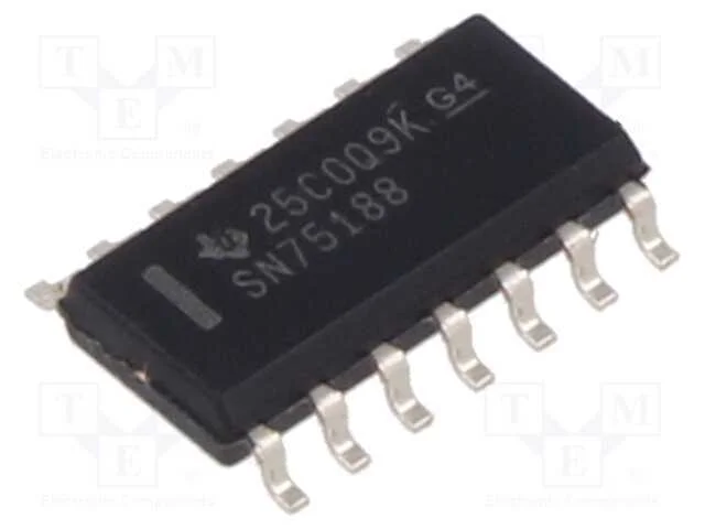 Ic: Interface; Controlador da Linha; Rs232; 300kbps; Soic14