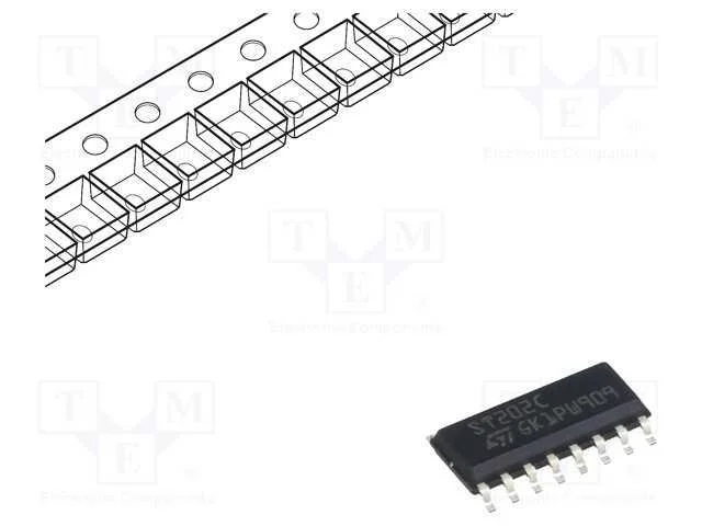 IC: interface, transceptor, RS232, 400kbps, SO16,.