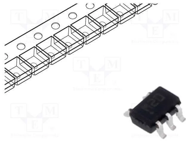 IC: sensor de temperatura, -55&divide;130&deg;C, SOT323-5L, .