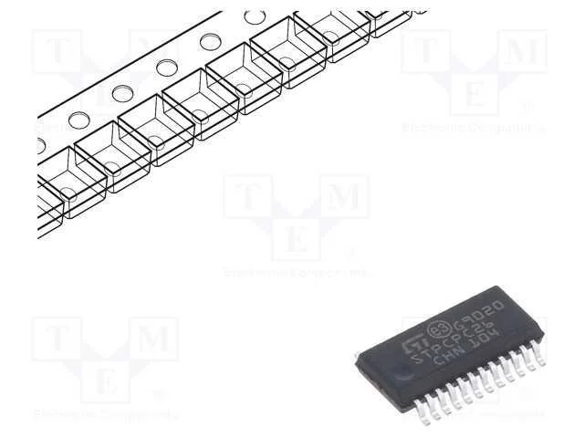 Ic: Driver; Controlador Led; Qsop24; 5&divide;90ma; 1,3&divide;20v; Ch: 16; 30mhz