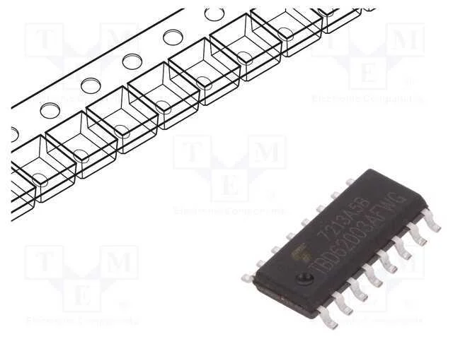 Ic: Driver; Matriz do Tir&iacute;stor; Psop16; 0,5a; 2&divide;50v; Ch: 7