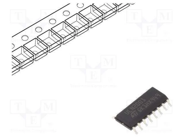 Ic: Driver; Darlington,Matriz do Tir&iacute;stor; So16; 0,5a; 50v; Ch: 7
