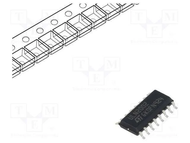 Ic: Driver; Darlington,Matriz do Tir&iacute;stor; So16; 0,5a; 50v; Ch: 7