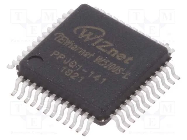 Ic: Controlador Ethernet; 8bit Bus,Spi; Lqfp48; -40&divide;85&deg;c; Ch: 4