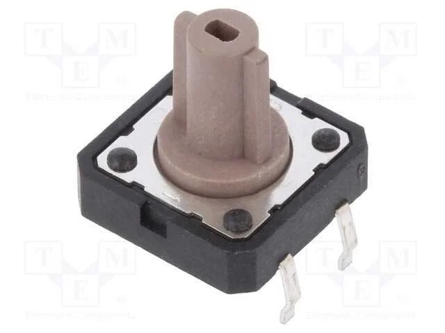 Microinterruptor Tact; Spst; Pos: 2; 0,05a/12vdc; Tht; N&atilde;o Disp.