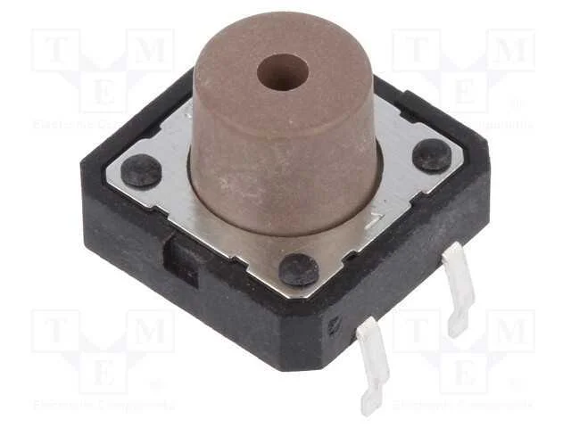 Microinterruptor Tact; Spst; Pos: 2; 0,05a/12vdc; Tht; N&atilde;o Disp.