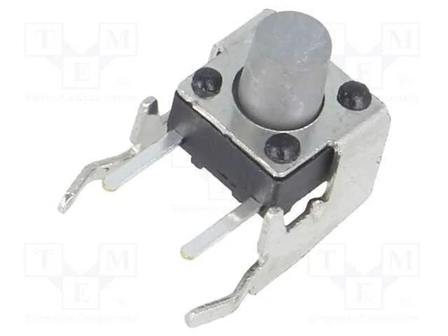 Microinterruptor TACT, SPST-NO, Pos: 2, 0,05A/12V.