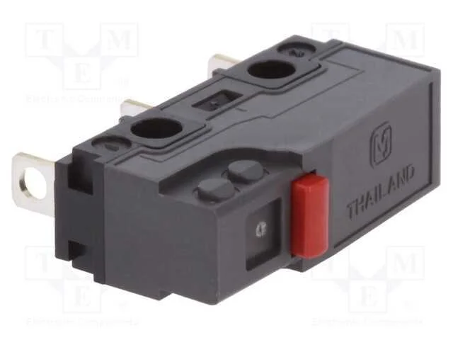 Microinterruptor Snap Action; 0,1a/250vac; 0,1a/30vdc; Spdt