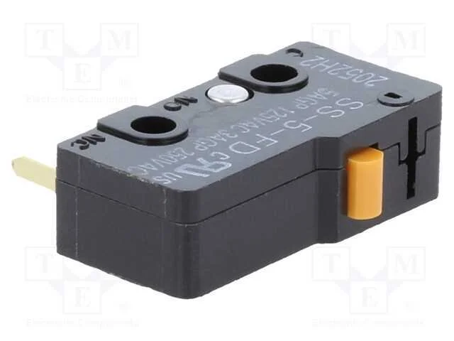 Microinterruptor Snap Action; 3a/250vac; Sem Alavanca; Spdt