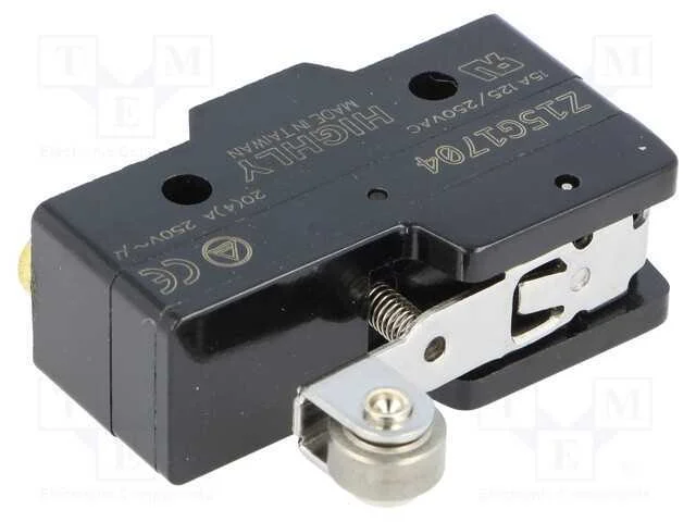 Microinterruptor SNAP ACTION, 20A/250VAC, SPDT, O.
