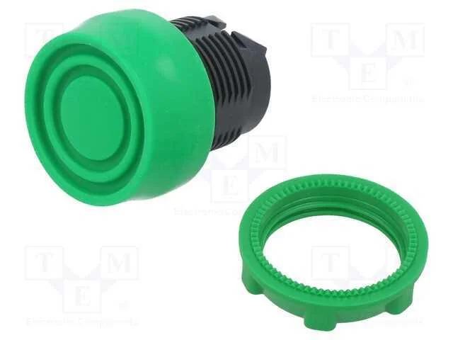 Interruptor: de Press&atilde;o; 22mm; Pos.Est&aacute;v: 1; Verde; N&atilde;o Disp; Ip66