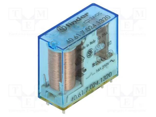 Rel&eacute;: eletromagn&eacute;tico, miniatura