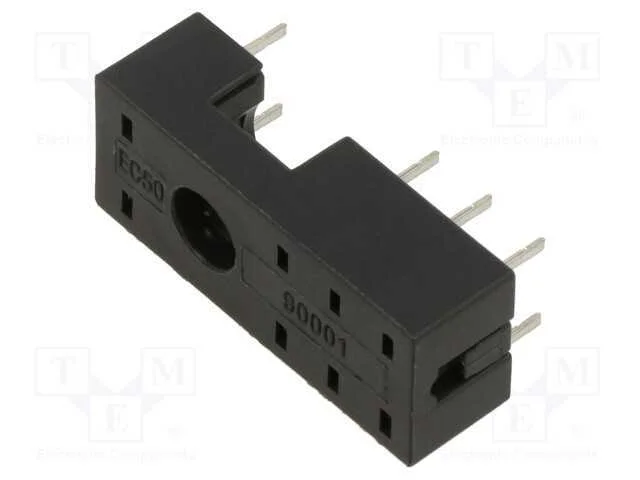 Base; Pin: 8; 12a; 300vac; Pcb; para Impressos; -40&divide;70&deg;c