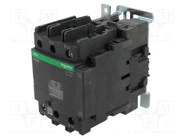 Contator: 3 polos, NO x3, Contatos auxiliares: NO.