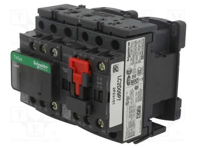 Contator: Revers&iacute;vel de 3 Polos; No X3; 230vac; 9a; Tesys D