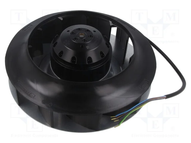 Ventilador: AC, radial, 230VAC, &Oslash;225x69mm, 825m3/.