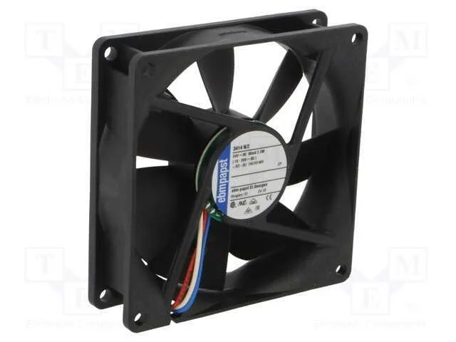 Ventilador: Dc; Transversal; 24vdc; 92x92x25mm; 84m3/H; 36dba
