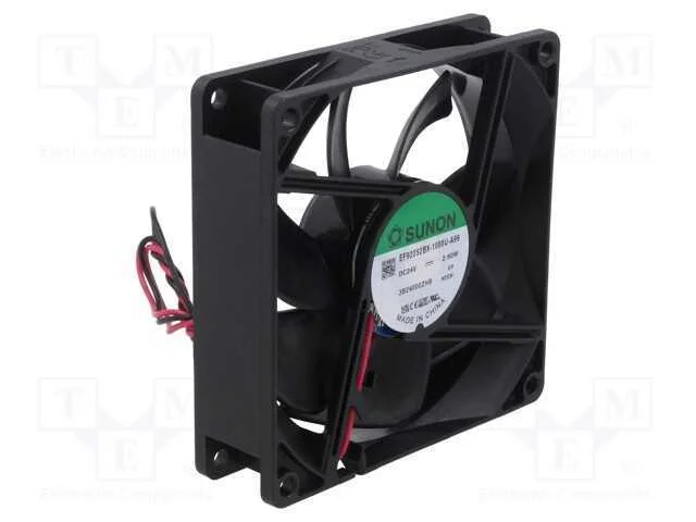 Ventilador: Dc; Transversal; 24vdc; 92x92x25mm; 93,24m3/H; 40,3dba