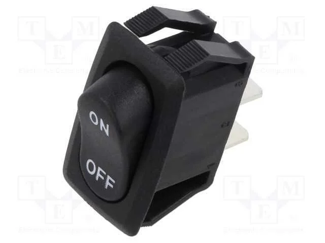 Rocker; Spst; Pos: 2; On-Off; 16a/250vac; 10a/28vdc; N&atilde;o Disp.