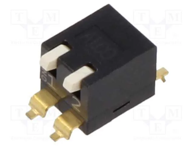 Interruptor: Dip-Switch; Quantidade de Sec&ccedil;&otilde;es: 2; Off-On; Pos: 2