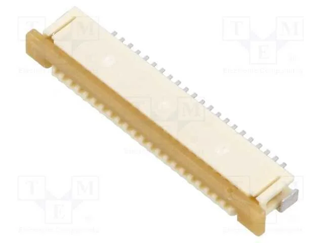 Conector: Ffc/Fpc; Horizontais; Pin: 22; Contactos Inferiores,Zif