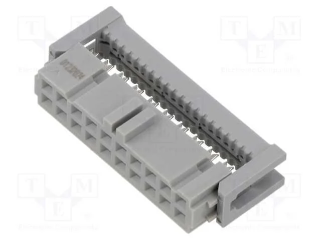 Ficha; Idc; F&ecirc;mea; Pin: 20; Idc; para Fita; 1,27mm; Dourado; 2,5a