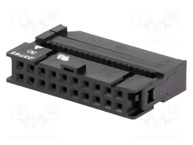 Ficha, IDC, f&ecirc;mea, PIN: 20, IDC, para fita, 1,27m.
