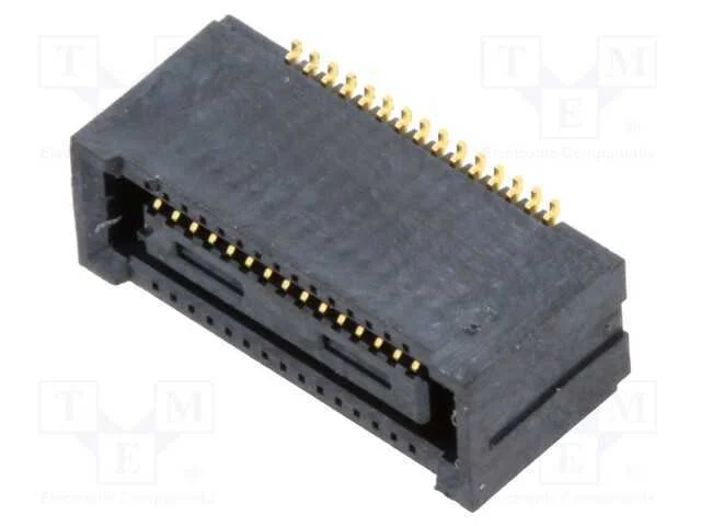 Conector: Placa-Placa; F&ecirc;mea; Pin: 30; 0,4mm; Df40; -55&divide;125&deg;c; Smt