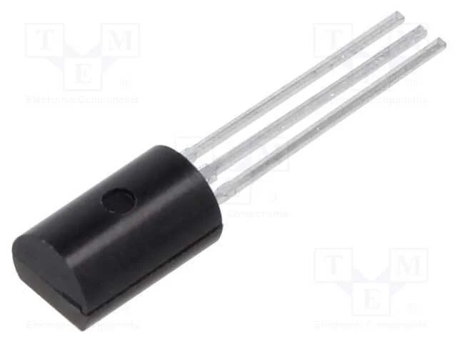 Trans&iacute;stor: NPN, bipolar, 50V, 1A, 1W, TO92L